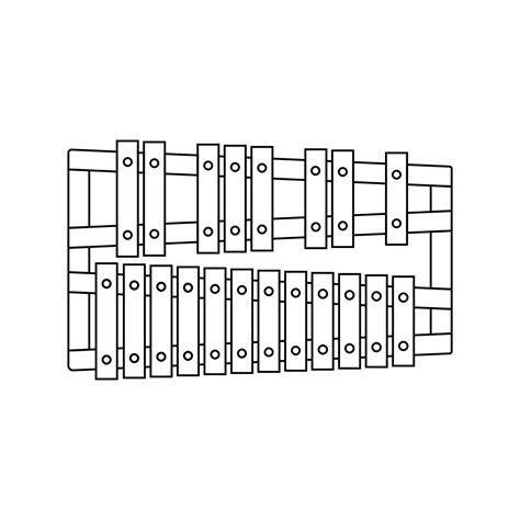 Glockenspiel Vector Percussion Music Instrument Flat