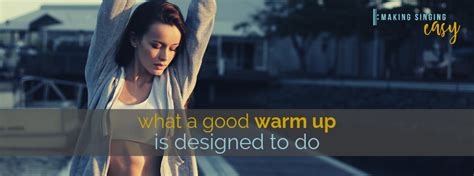 What a good singing warm up is designed to do - The Online Singing Academy