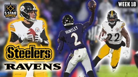 The Steelers Make the Playoffs! Steelers vs Ravens Week 18 Highlights ...