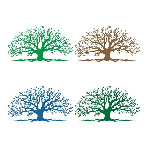 Family tree set vector 26524805 Vector Art at Vecteezy