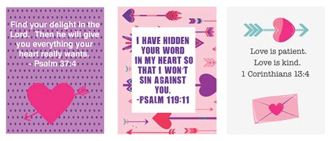 Christian Valentine Cards Free - 10 Free PDF Printables | Printablee