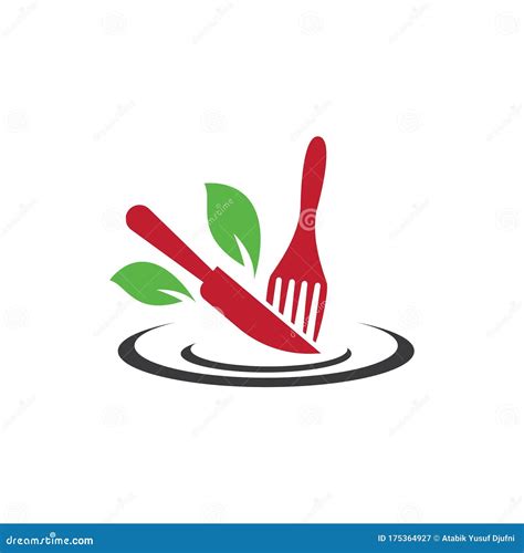 Restaurant icon logo stock vector. Illustration of menu - 175364927