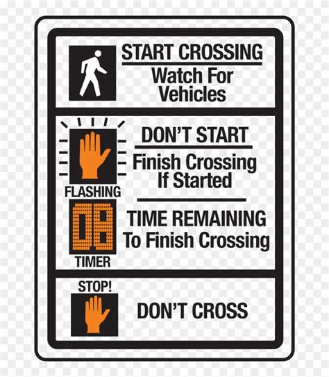 Pedestrian Countdown Signal - Crosswalk Countdown Signals Clipart ...