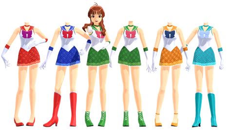 MMD DL Series Sailor Scouts Outfits DL by 2234083174 on DeviantArt