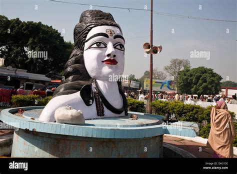 Statue of Lord Shiva near railway station Haridwar Uttarakhand India ...