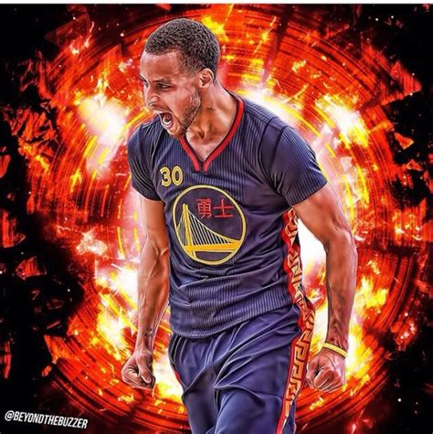 Golden State Warriors Guard Stephen Curry #30 Curry-on-fire | Stephen curry | Pinterest ...