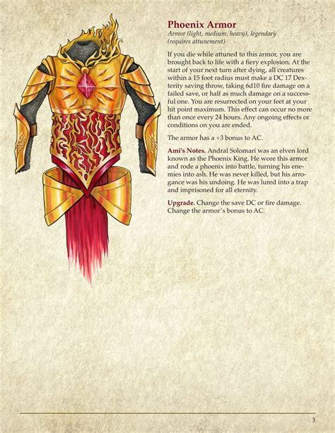 Magic armor, Dnd dragons, Dungeons and dragons homebrew