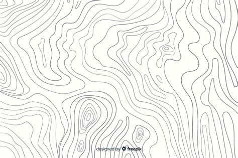 Premium Vector | Topographic lines with white background