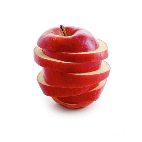 Sliced Red Apple Photograph by Science Photo Library | Pixels