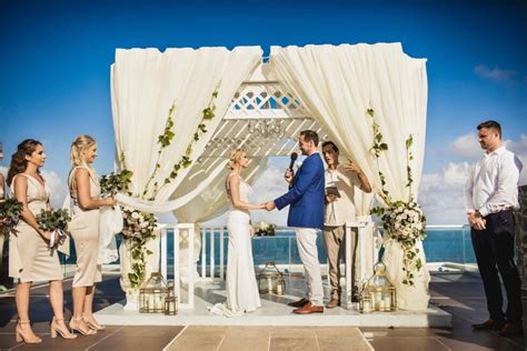 Azul Beach Riviera Cancun Wedding Photos by Adrian Bonet