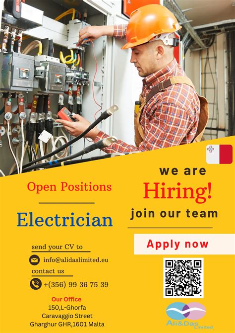 Electrician - Ali & Das Ltd | Employment Outsourcing