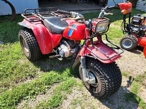 1983 Honda Big Red 3 Wheeler – Model ATC200E, Turns Over Good, Running Unit Per Seller, *Auction ...