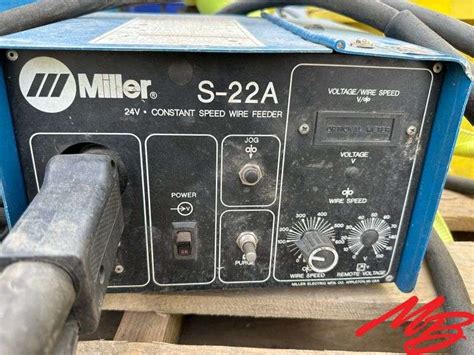 Miller S-22A 24V Constant Wire Feed Welder - Musser Bros Inc