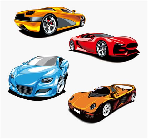 Sports Car Racing Clip Art Shuai - Cartoon Sports Car Png , Free Transparent Clipart - ClipartKey