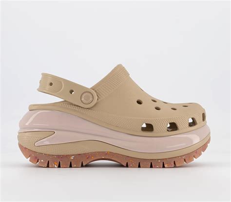 Crocs Classic Mega Crush Clogs Chai Multi - Women’s Sandals