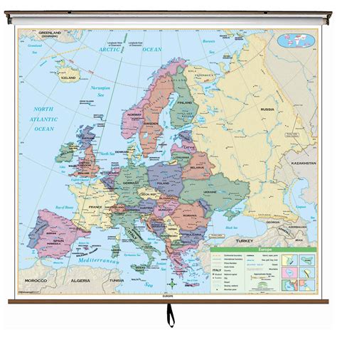 Europe Map With Cities And Capitals