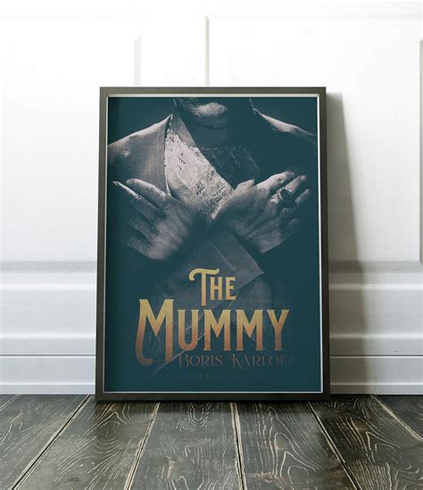 The Mummy Boris Karloff cult horror movie poster | Etsy