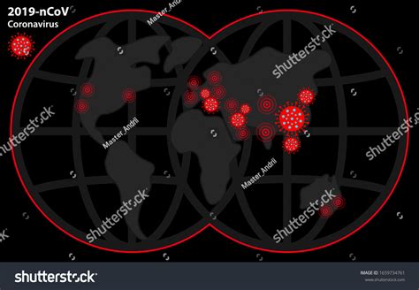 2019ncov Coronavirus Map Charts Vector Confirmed Stock Vector (Royalty Free) 1659734761 ...