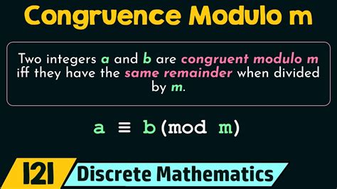 Congruence Modulo m - YouTube