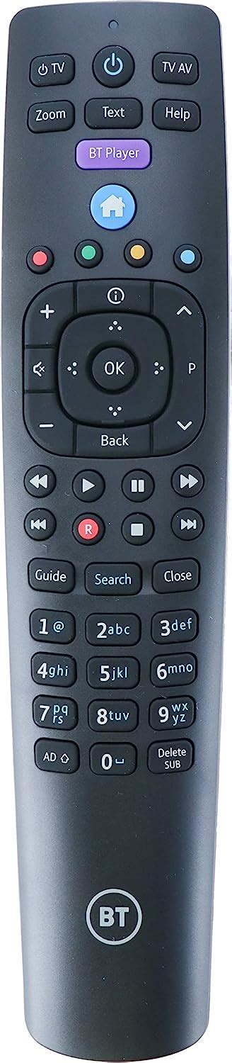 BT Remote Control - Latest Ergonomic Replacement Remote for Freeview ...