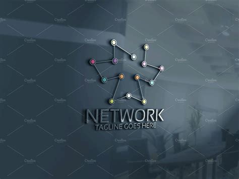 Networking Version2 Logo | Creative Illustrator Templates ~ Creative Market