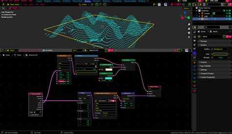 modeling - Turn 3d terrain height map into just contour lines ...