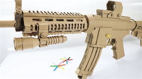 Cut Out Cardboard Gun Template