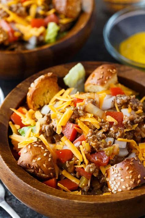 Cheeseburger Salad - Simply Stacie