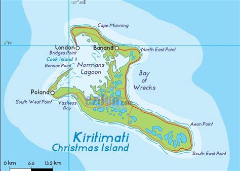 Bản đồ Kiribati | City maps, Island, Geography