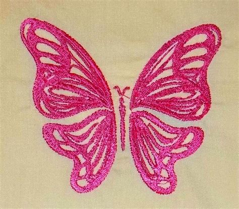 Embroidery Nerd: Digitized Butterfly Embroidery Design