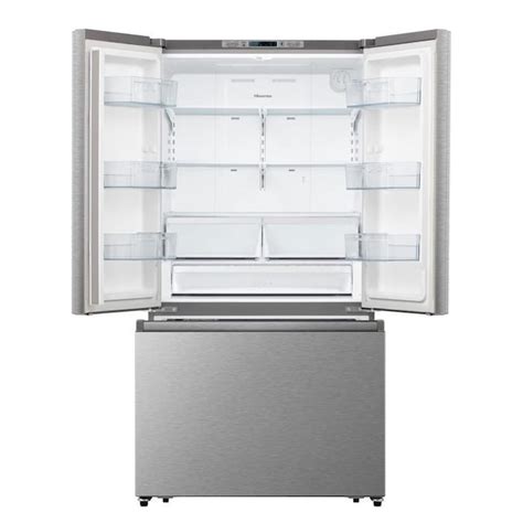 Hisense 26.6-cu ft French Door Refrigerator with Ice Maker (Fingerprint ...