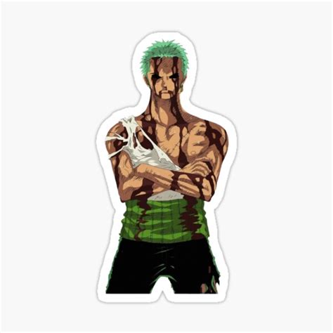 "Best Roronoa Zoro moment in One Piece" Sticker for Sale by Otaku-Area ...