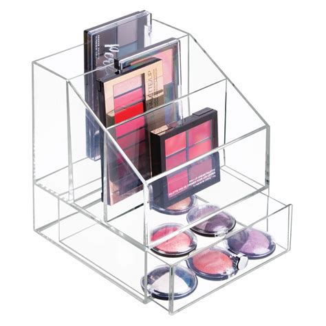 iDesign Drawers Cosmetic Palette Organizer | Cosmetic Organizer - Clear