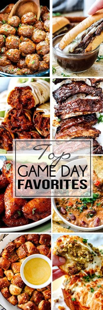 Top Game Day Recipes - Carlsbad Cravings