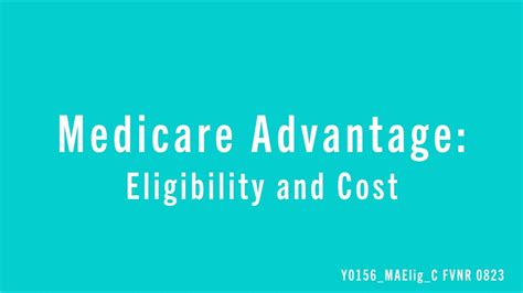 Medicare Advantage: Eligibility and Cost - YouTube