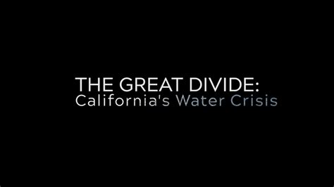 The Great Divide: California's Water Crisis - YouTube