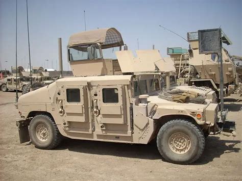 M1114 up-armored HMMWV Humvee armament carrier armour kit technical data sheet specifications