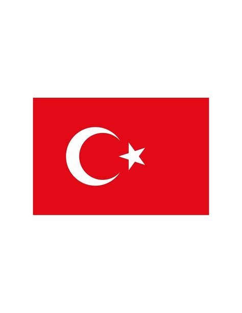 Bandera de la República de Turquía en Raso de Alta Calidad