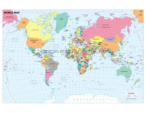 World Map And Capitals – Map Vector