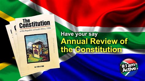 Annual Review of the Constitution - Dear South Africa