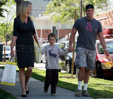 Jay Mohr, ex-wife, and son Jackson out for lunch