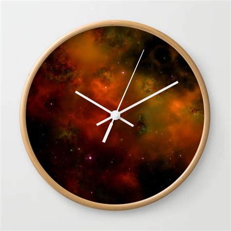 Space Science Fiction Cosmos Fantasy Cluster Abstract Wall Clock | Wall clock, Space science ...