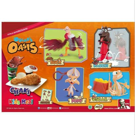 Jual Mainan Figure Oscars Oasis Hadiah Chaki meal kids Oscar Buck Poppy ...