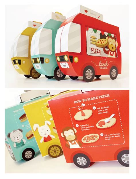 Lunch Truck on Behance | Kids package design, Kids packaging, Food ...