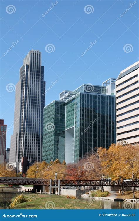 Downtown Omaha Nebraska Skyline Stock Image - Image of urban, omaha: 27182951