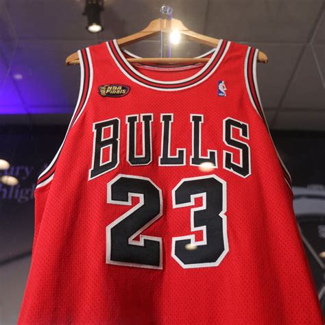 Michael Jordan's 'Last Dance' Chicago Bulls Jersey Sells For Record Michael Jordan The Guardian ...