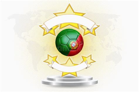 Portugal Soccer Ball Emblem Stock Illustration - Illustration of float ...