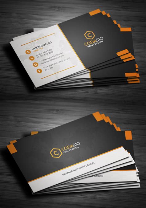 Elegant Business Cards (PSD) Templates | | Graphic Design Junction