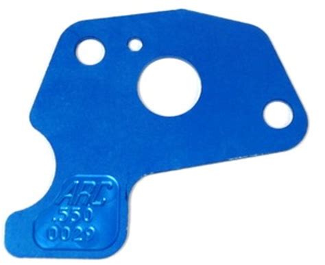 Max-Size Blue Restrictor Plate - TRJ KARTING