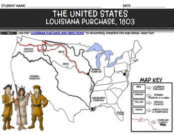 Lewis and Clark Expedition (Map) (1803) Louisiana Purchase | TPT